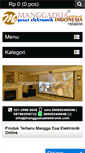 Mobile Screenshot of manggaduaelektronik.com